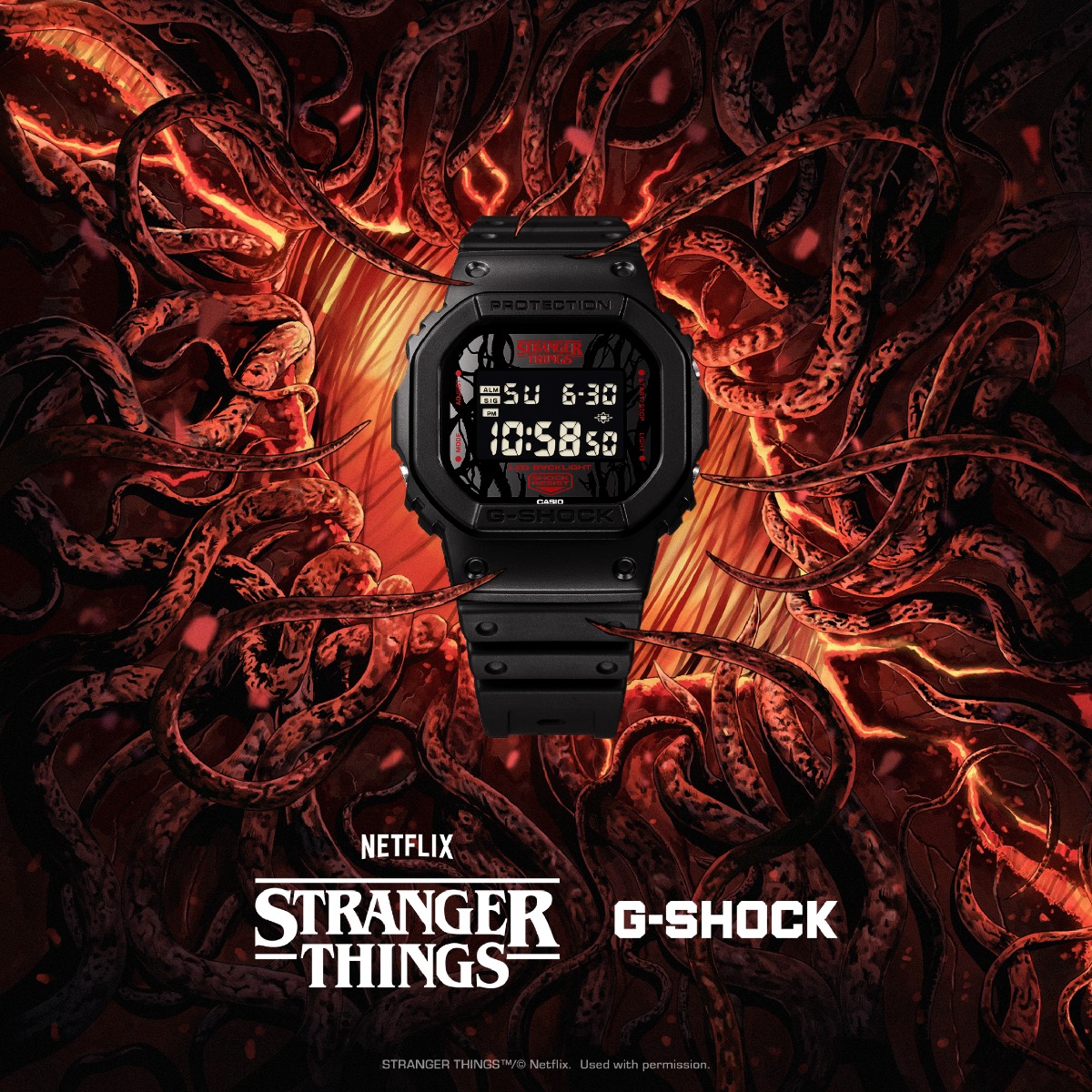Sprawdź zegarek inspirowany serialem Stranger Things G-SHOCK DW-5600STT-1ER