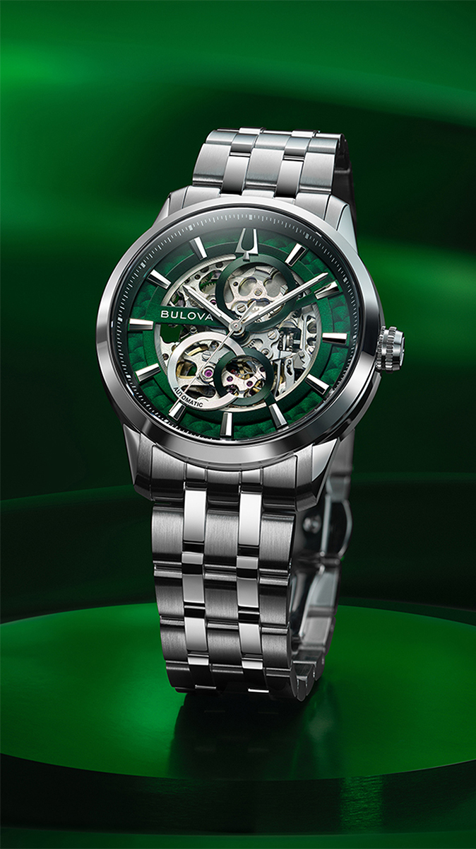 BULOVA Sutton Automatic Skeleton 96A329