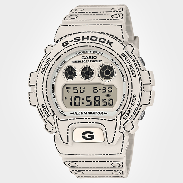 Sprawdź biały G-SHOCK Origami Series G-SHOCK DW-6900RGM -5ER
