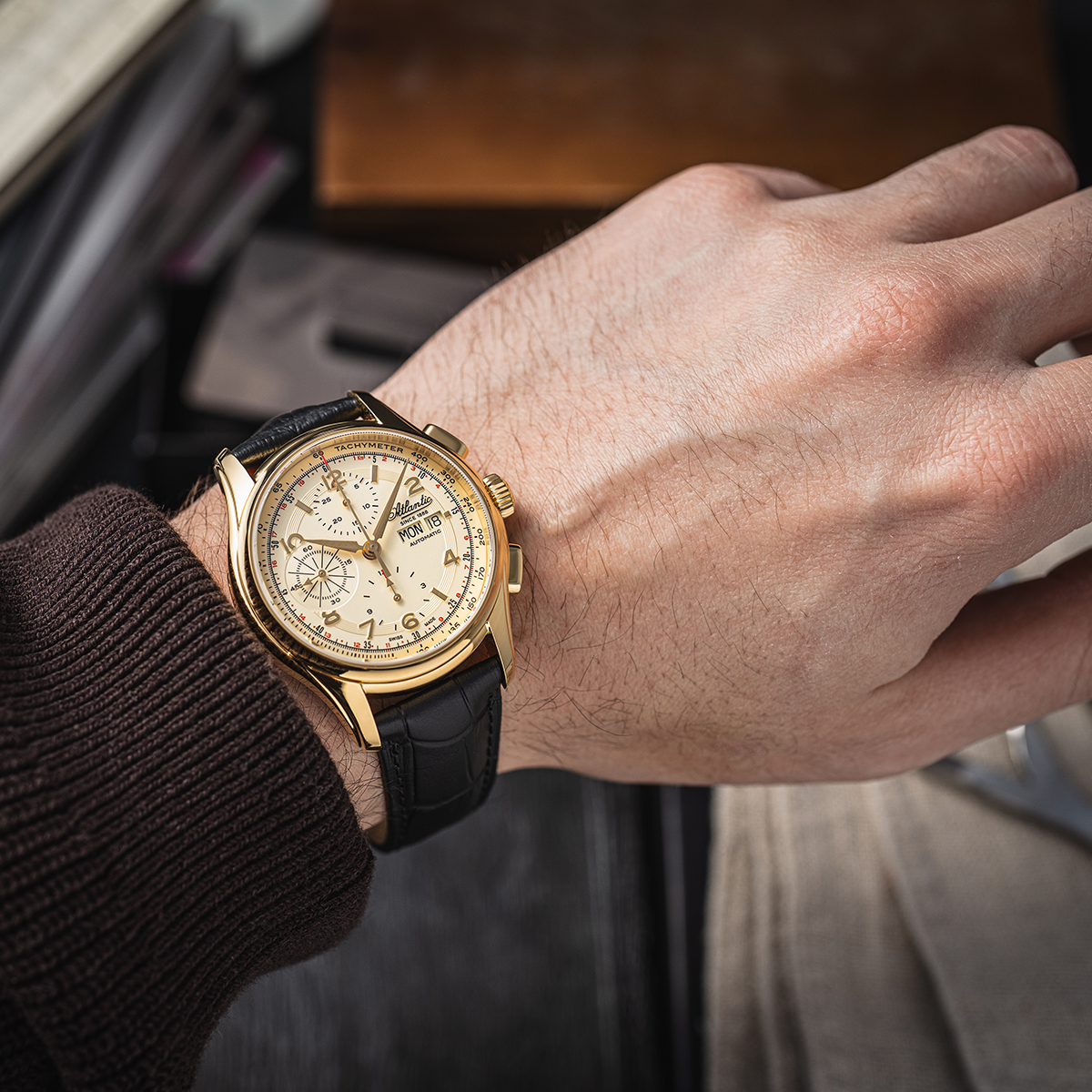 ATLANTIC Worldmaster Prestige Valjoux Limited Edition 55853.45.35