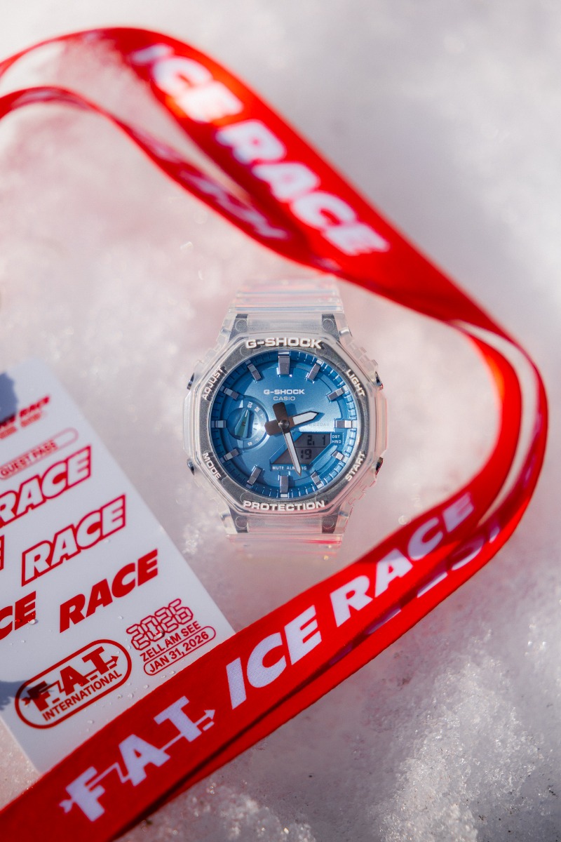 G-SHOCK na Fat Ice Race
