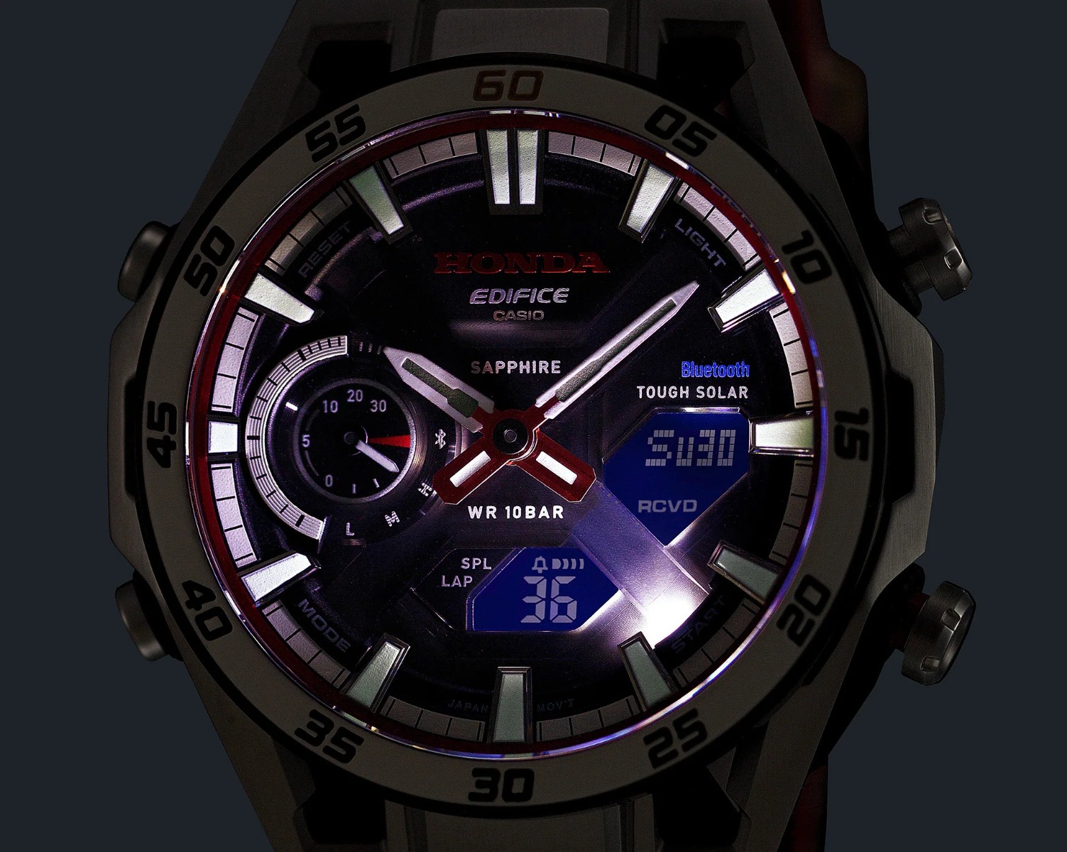 Podświetlenie w EDIFICE ECB-2300HR -1AER