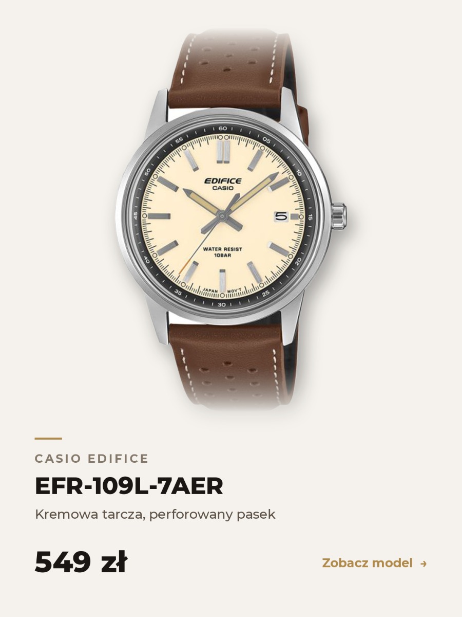Sprawdź CASIO EDIFICE EFR-109L -7AER CASIO EDIFICE EFR-109L -7AER