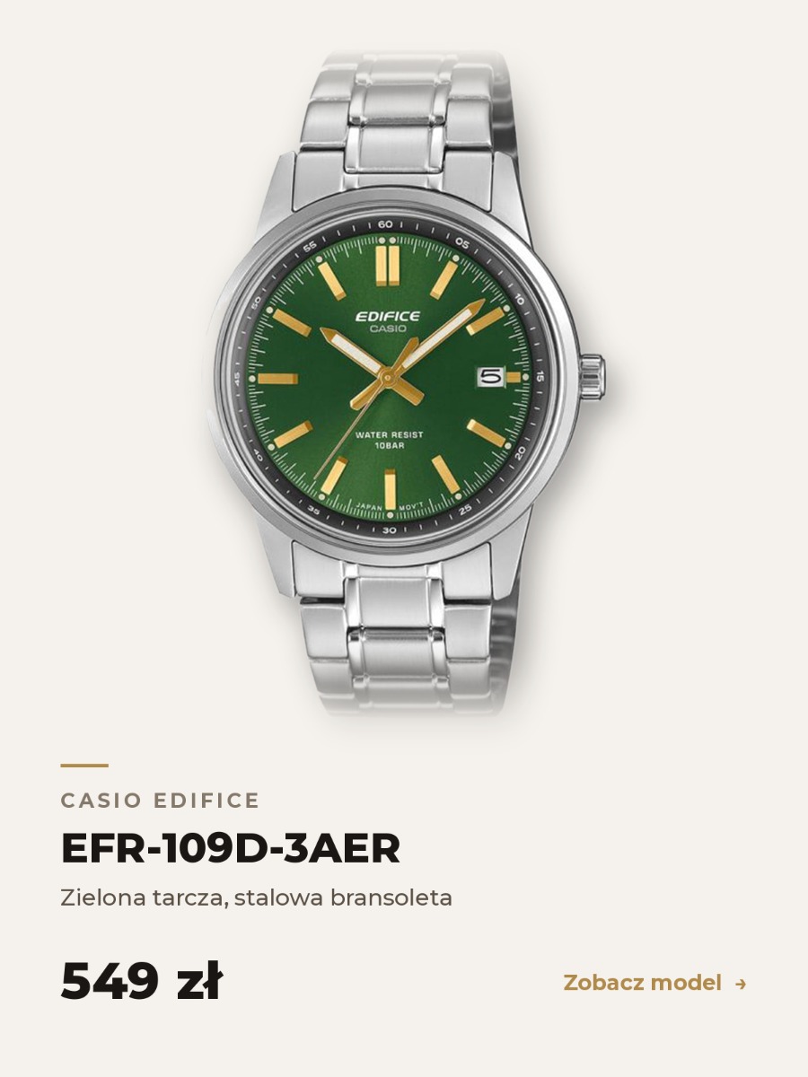 Sprawdź CASIO EDIFICE EFR-109D -3AER CASIO EDIFICE EFR-109D -3AER