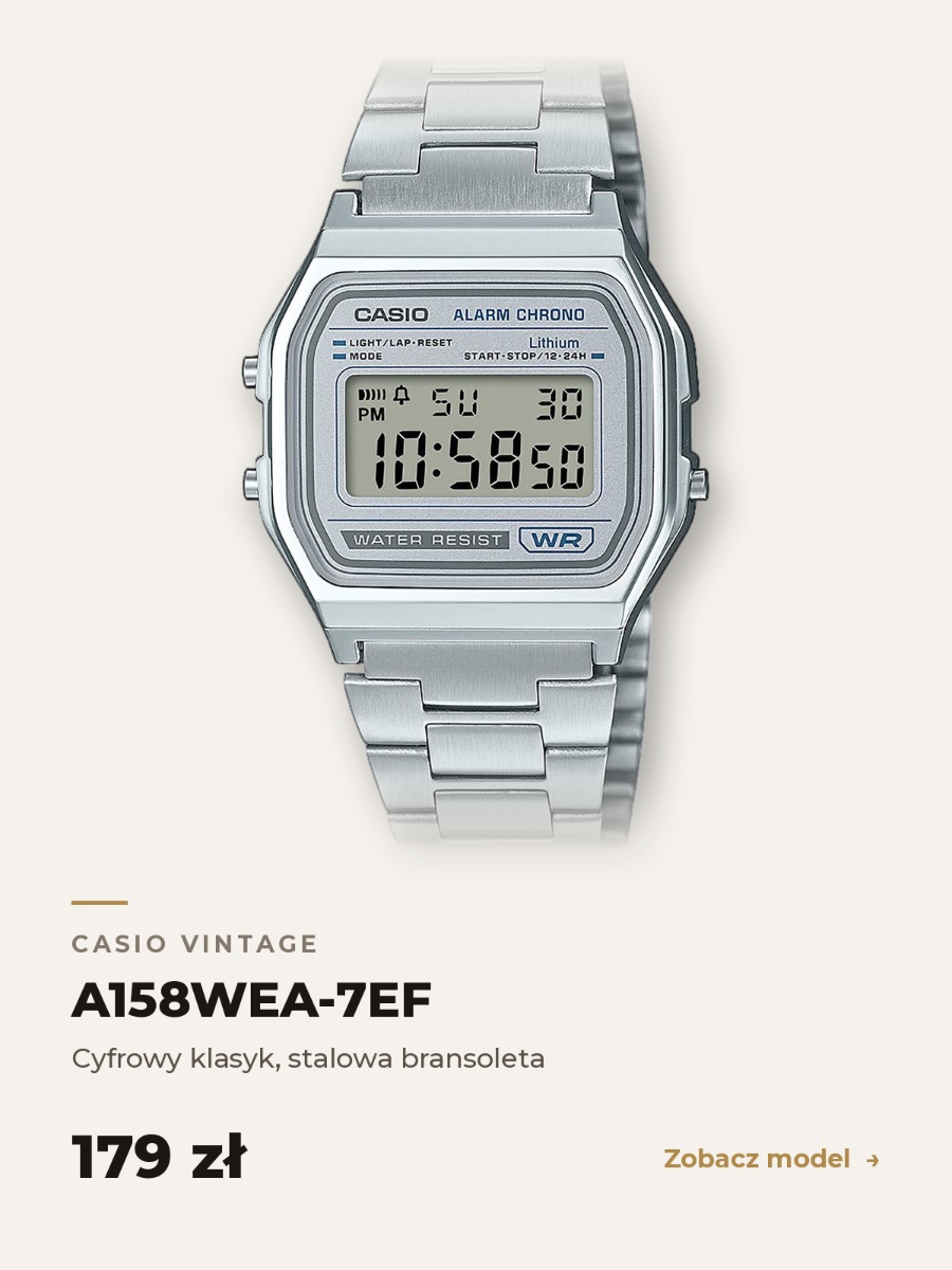Sprawdź CASIO VINTAGE A158WEA -7EF CASIO VINTAGE A158WEA -7EF