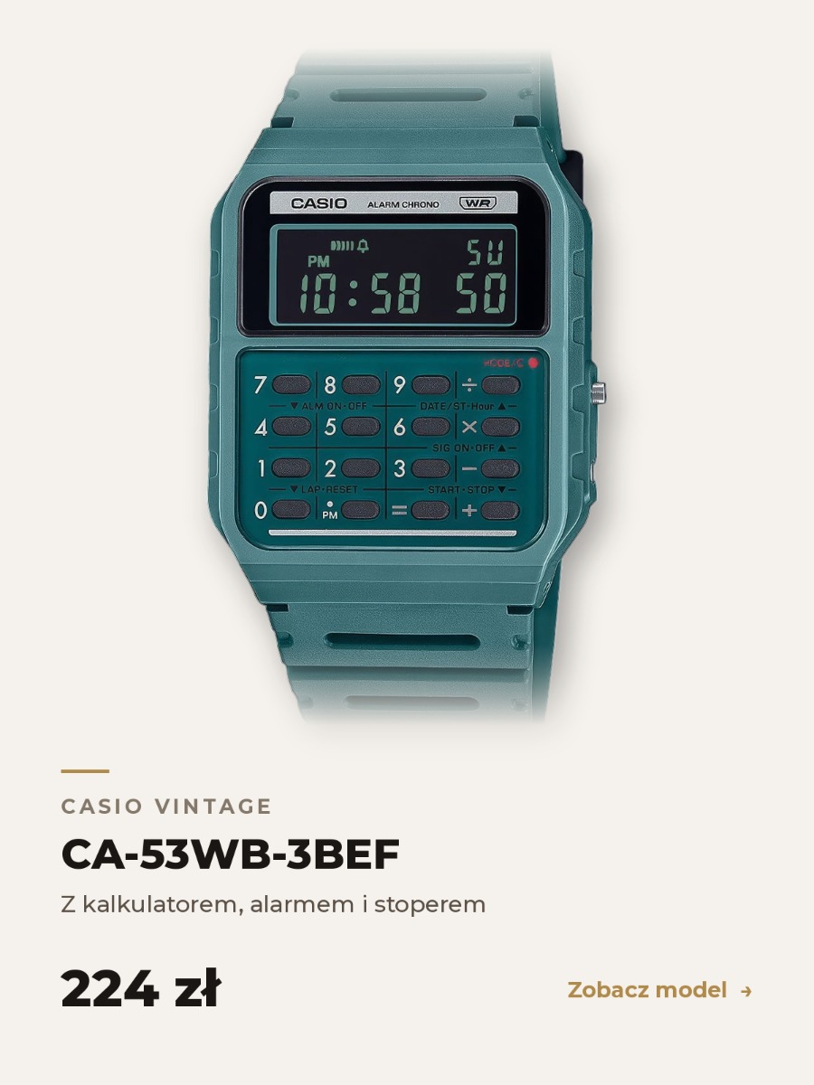 Sprawdź CASIO Vintage CA-53WB -3BEF CASIO Vintage CA-53WB -3BEF