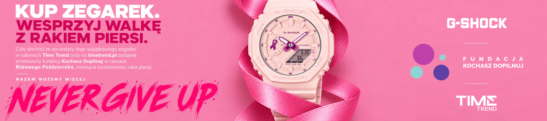 G-SHOCK Pink Ribbon GMA-S2100PR -4AER