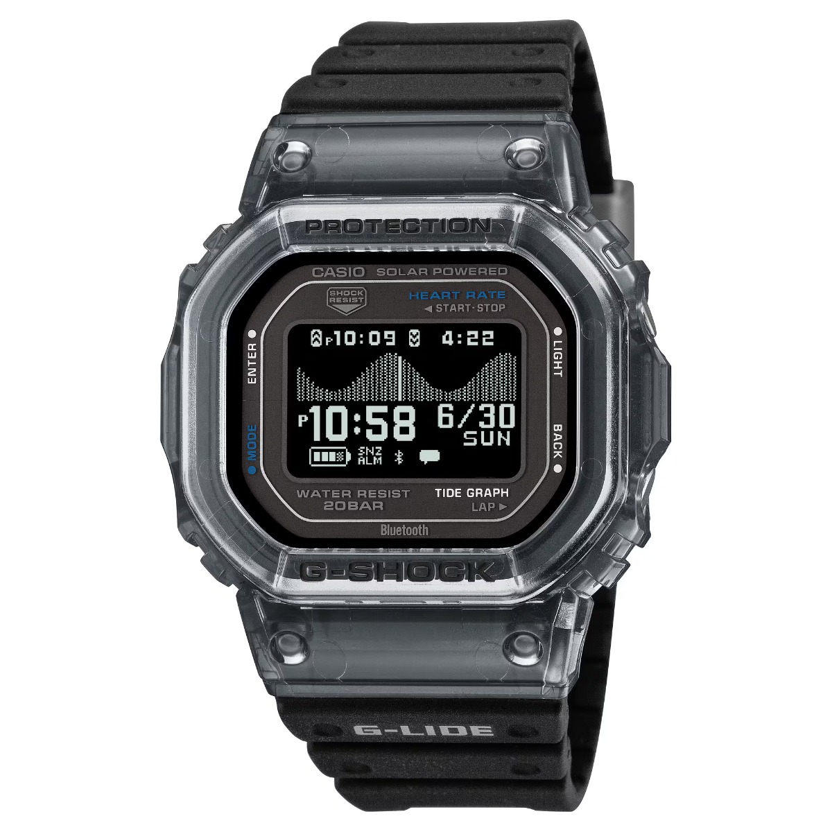 Zobacz CASIO G-SHOCK G-Squad GBX-H5600 -1ER CASIO G-SHOCK G-Squad GBX-H5600 -1ER