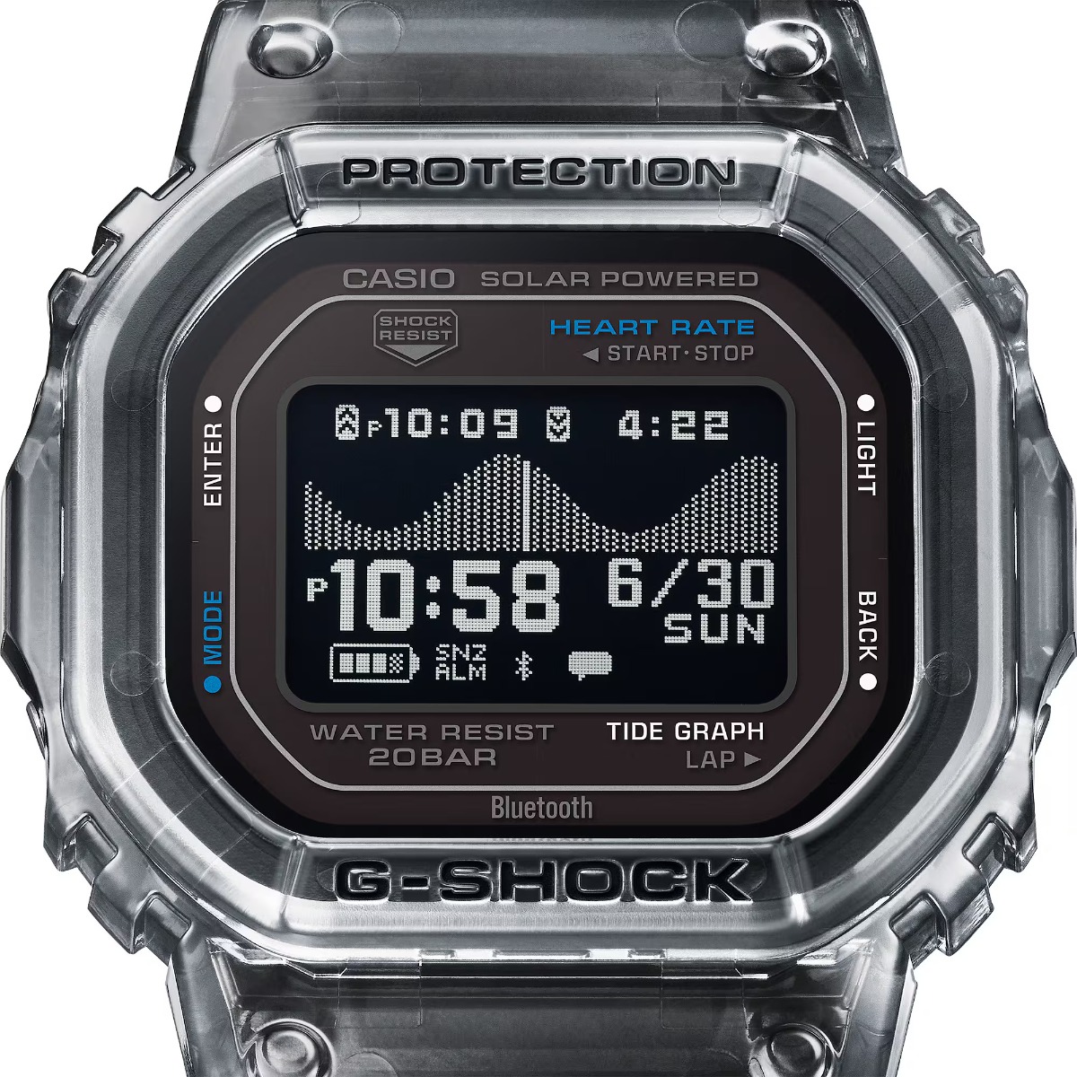 Zobacz CASIO G-SHOCK G-Squad GBX-H5600 -1ER CASIO G-SHOCK G-Squad GBX-H5600 -1ER