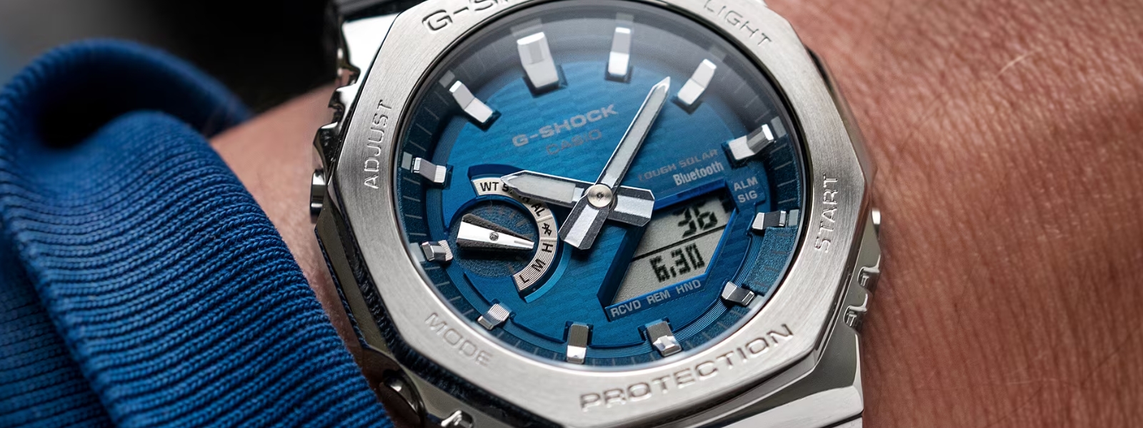 Sprawdź zegarek G-SHOCK OCTAGON GBM-2100A-2BER Zegarek G-SHOCK OCTAGON GBM-2100A-2BER