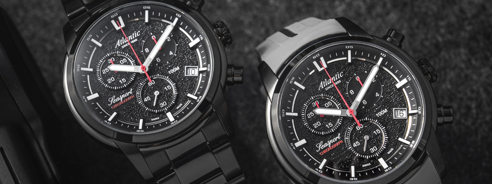 Sprawdź Zegarki ATLANTIC Seasport Chronograph Zegarki ATLANTIC Seasport Chronograph 87461.46.61BKPU i ATLANTIC Seasport Chronograph 87466.46.61BK
