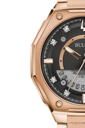Odkryj Zegarek męski Bulova Series 97D129 z bansoletą w kolorze rose gold