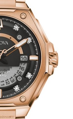 Odkryj Zegarek męski Bulova Series 97D129 z bansoletą w kolorze rose gold