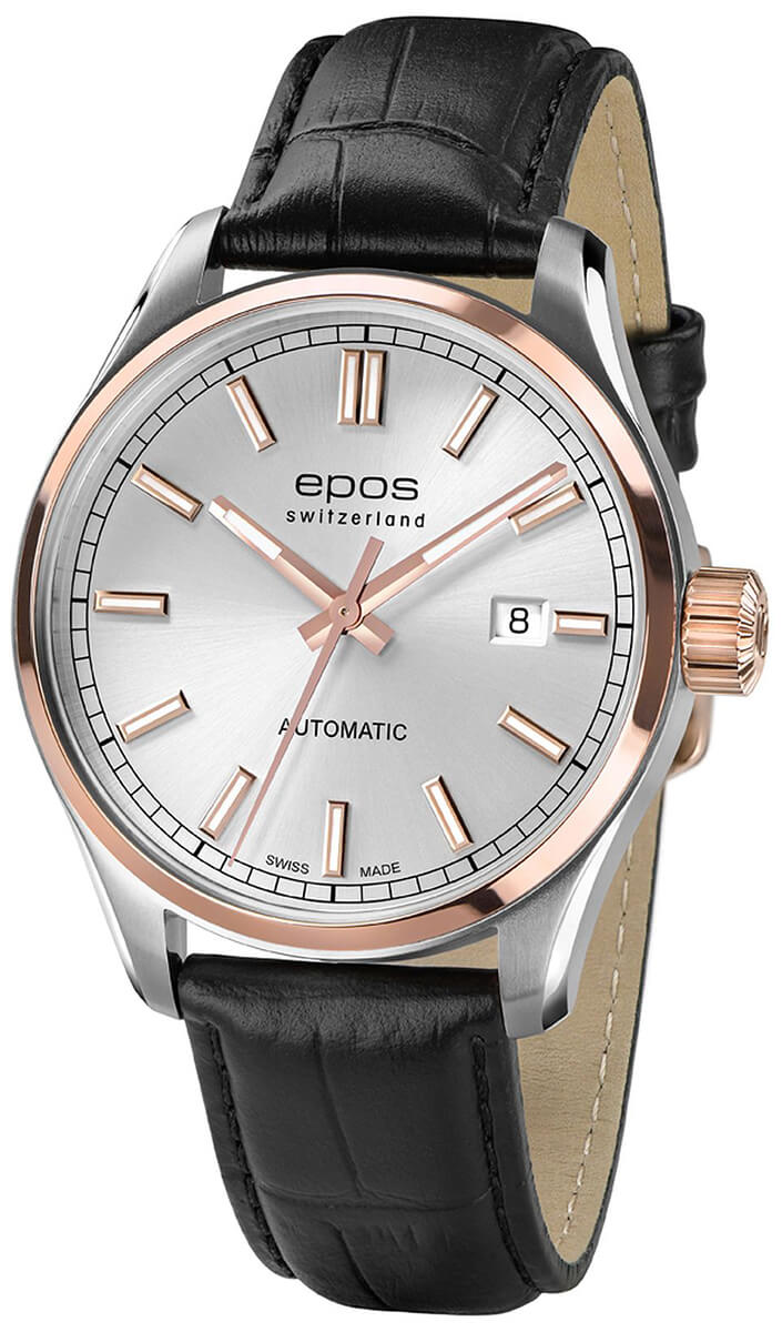 Zegarek męski na pasku Epos Passion 3501.132.34.18.25