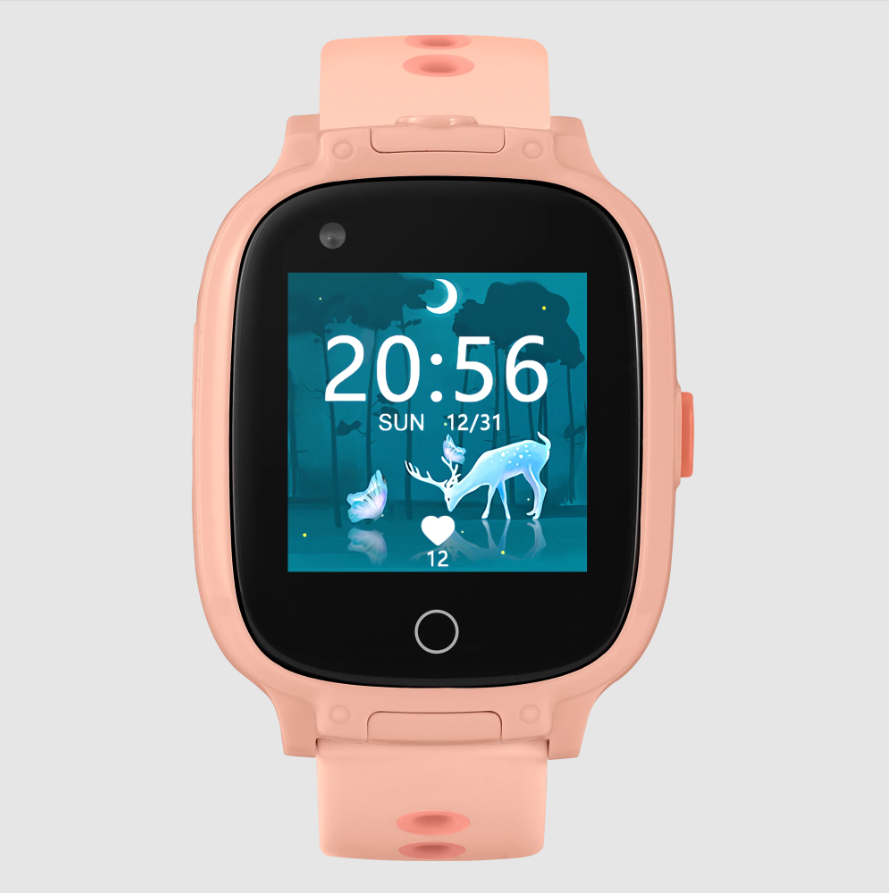 Smartwatch dziecięcy Garett Kids Twin 4G R&oacute;żowy