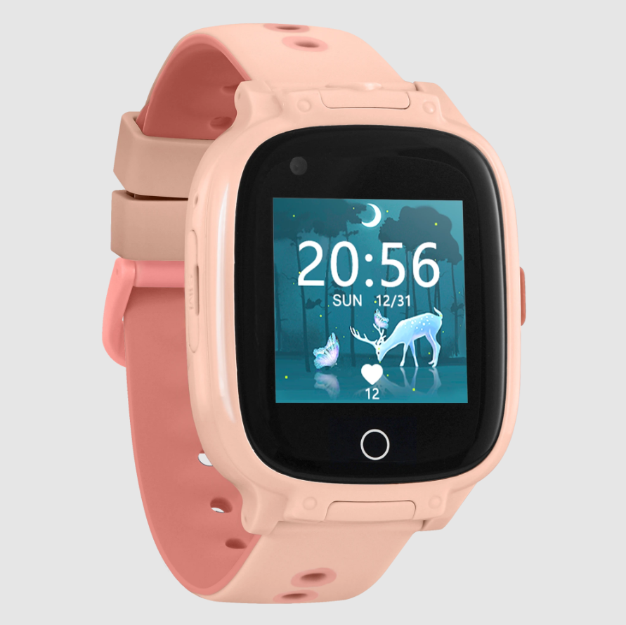 Smartwatch dziecięcy Garett Kids Twin 4G R&oacute;żowy