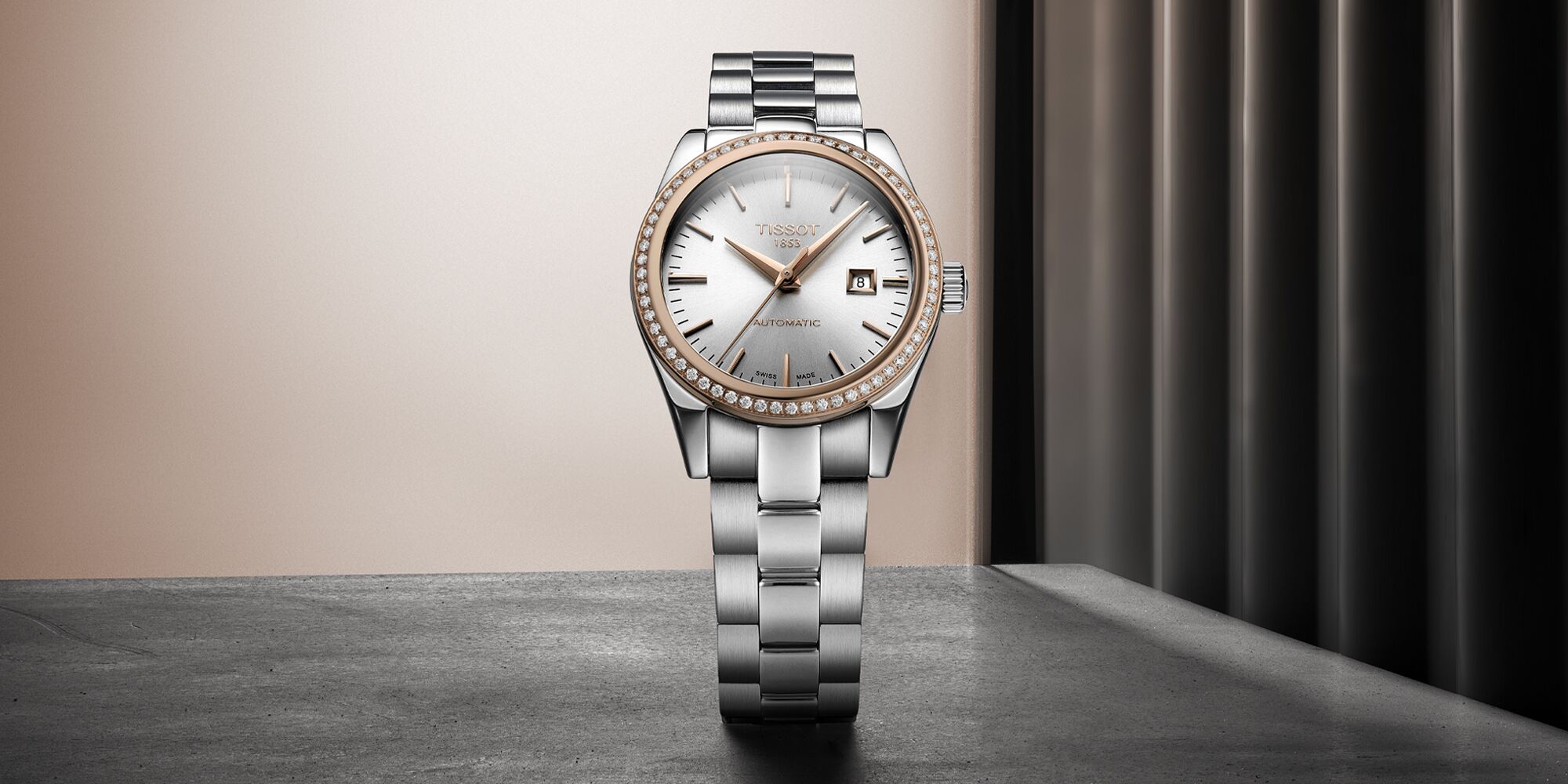 Zegarek damski TISSOT T-My Lady T930.007.41.031.00 18 K złoto z diamentami