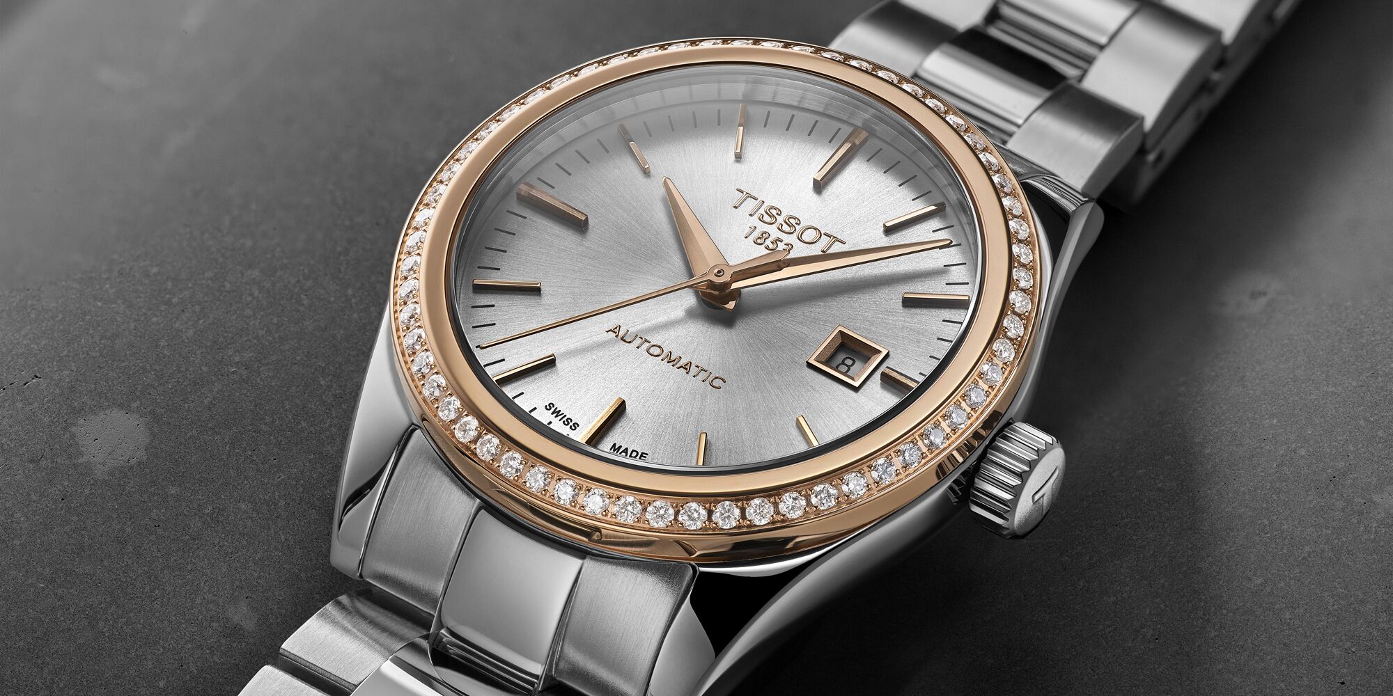 Zegarek damski TISSOT T-My Lady T930.007.41.031.00 18 K złoto z diamentami