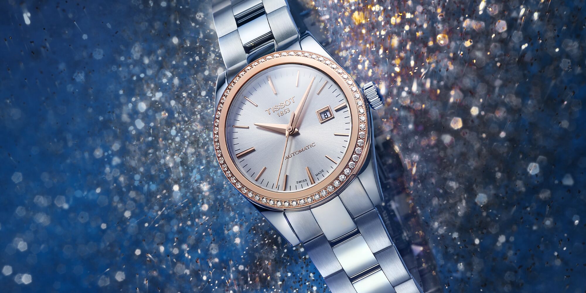 Zegarek damski TISSOT T-My Lady T930.007.41.031.00 18 K złoto z diamentami