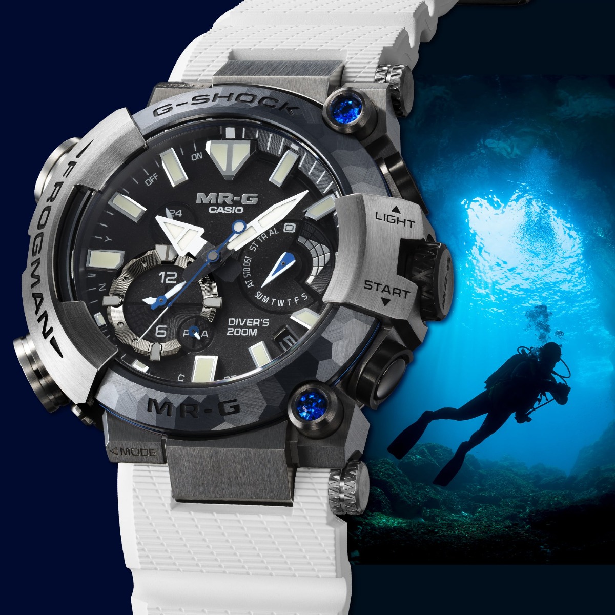 G-SHOCK Frogman 30th Anniversary MRG-BF1000EB -1ADR