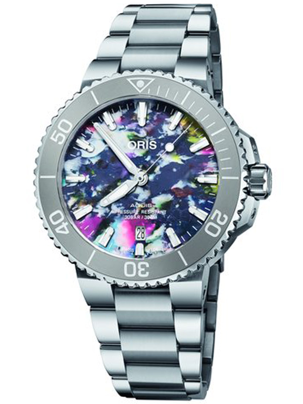 Zegarek męski Oris Aquis Date Upcycle 41.50 mm 0173377664150-SET