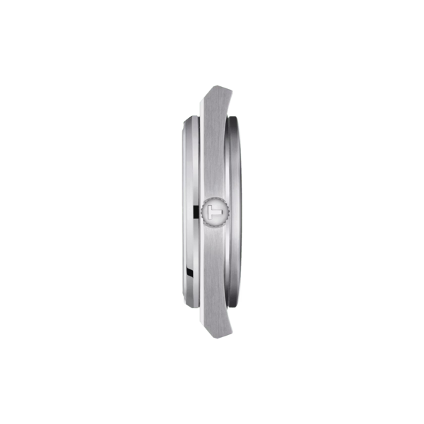 Zegarek męski TISSOT PRX POWERMATIC 80 T137.407.11.091.00 z zieloną tarczą i srebrną kopertą na stalowej bransolecie