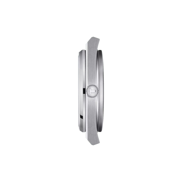 Zegarek TISSOT PRX POWERMATIC 80 T137.407.17.041.00 z niebieską tarczą, srebrną kopertą oraz czarnym paskiem