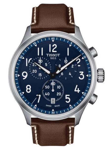 Zegarek męski z niebieską tarczą TISSOT T116.617.16.042.00
