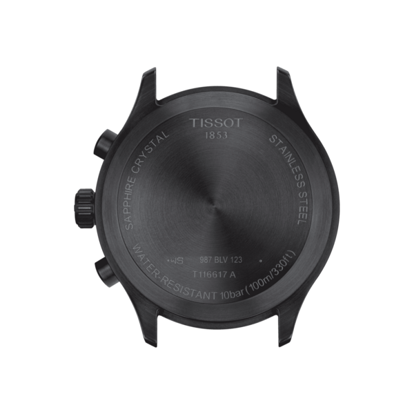 Zegarek męski z czarną tarczą TISSOT Chrono XL Vintage T116.617.36.052.00