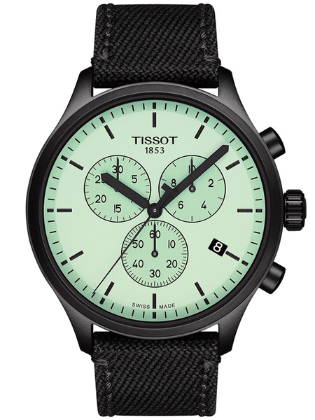 Zegarek męski z zieloną tarczą TISSOT Chrono XL T116.617.37.091.00
