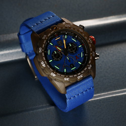 Zegarek męski na pasku niebieskim Luminox 
