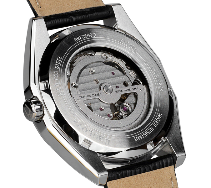 Odkryj Zegarek męski automatyczny Bulova Marine Star 98A282 z niebieską tarczą na silikonowym pasku