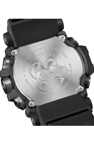 Zegarek męski G-Shock Mudman GW-9500-1ER z   wykonany z biomasy oraz z mechanizmem solarnym w czarnym kolorze - timetrend.pl