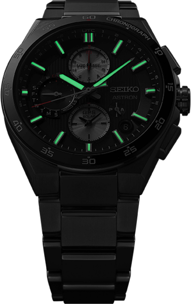 Zegarek męski Seiko Astron GPS Solar Dual-Time Chronograph 5X83 SI SSH151J1