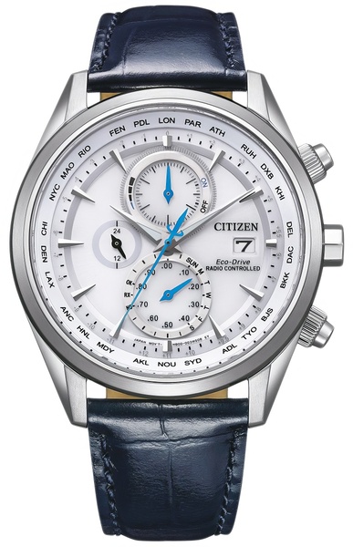 Odkryj zegarek męski na pasku Zegarek męski Citizen Radio Controlled Chronograph AT8260-18A