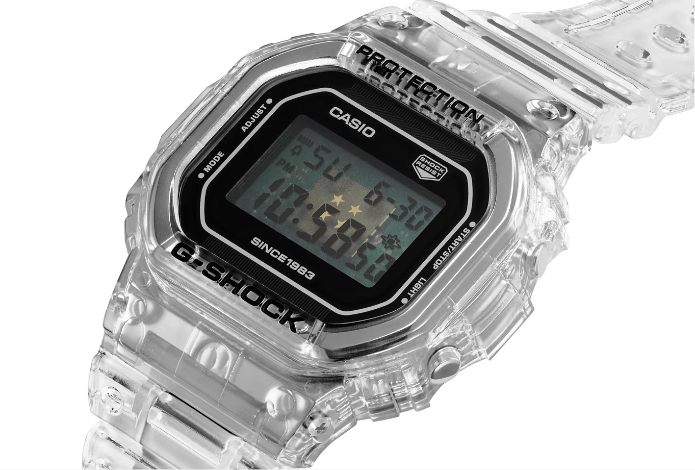  transparentny zegarek męski G-Shock  DW-5040RX-7ER