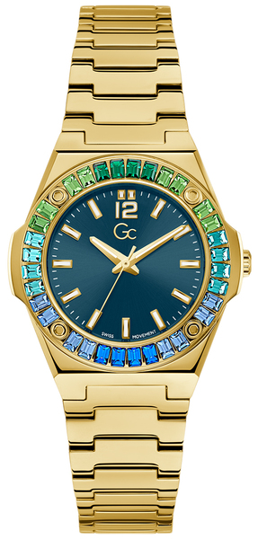 Zegarek damski GC Ladies Idol Lady Yellow Gold Watch Z34007L7MF