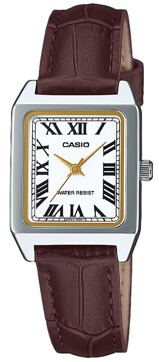 Zegarek damski na brązowym pasku Casio LTP-B150L-7B2EF