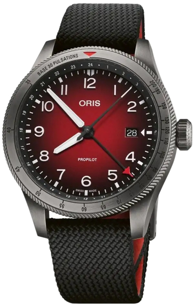 Zegarek męski Swiss Made ORIS Big Crown ProPilot GMT 0179877734268-0732014GLC