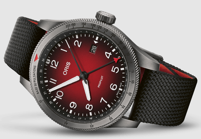 Zegarek męski Swiss Made ORIS Big Crown ProPilot GMT 0179877734268-0732014GLC
