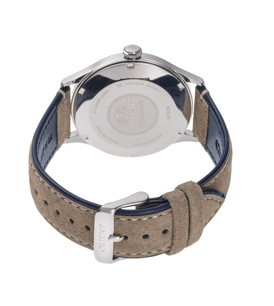 Zegarek męski na skórzanym pasku Orient Bambino RA-AC0P02L10B