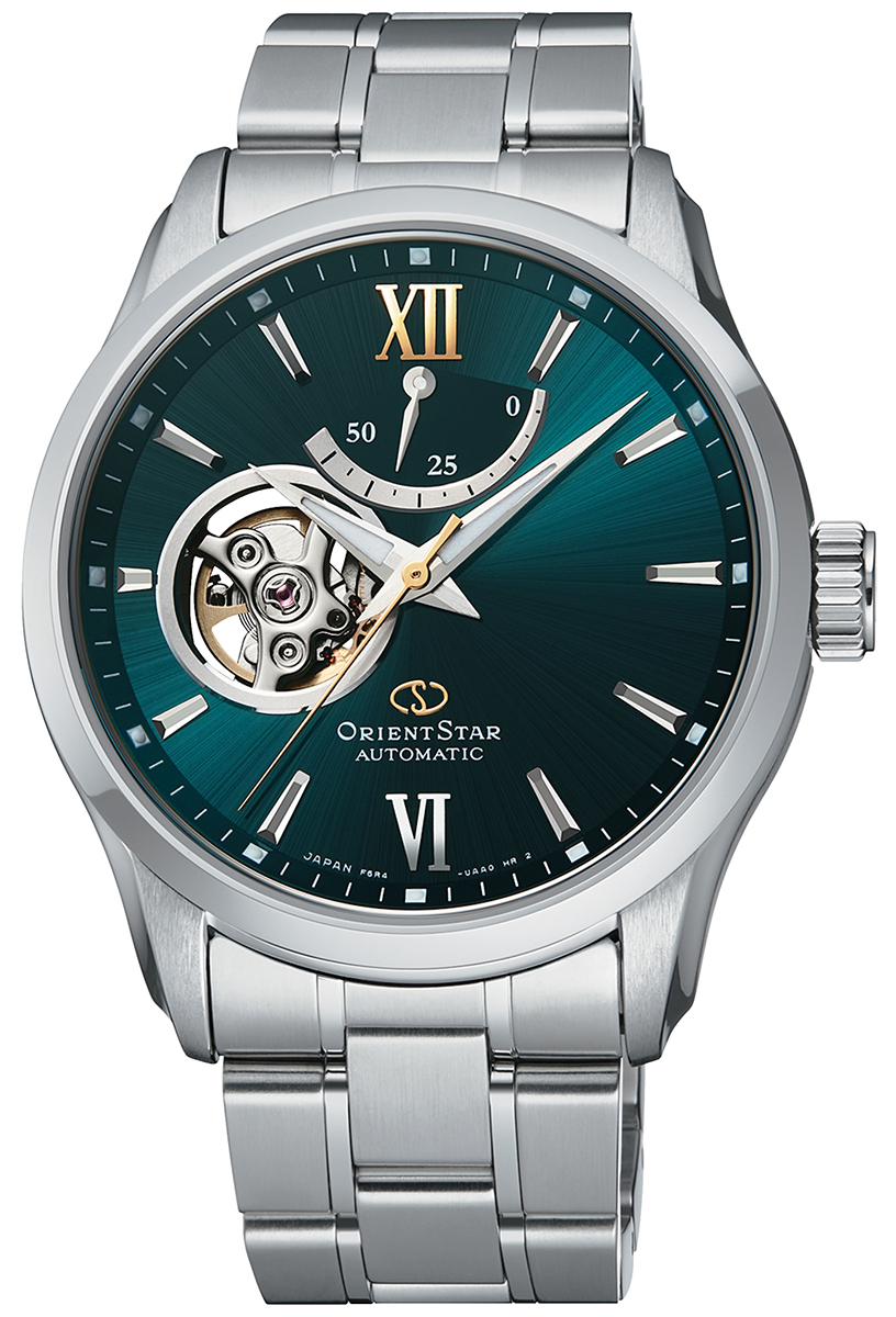 Zegarek męski z zieloną tarczą Orient Star Contemporary RE-AT0002E00B