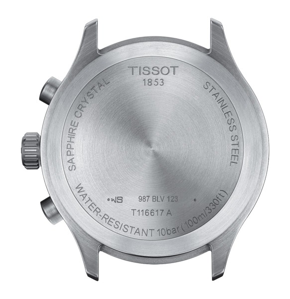 Zegarek męski z szarą tarczą na pasku Tissot Chrono XL T116.617.16.062.00