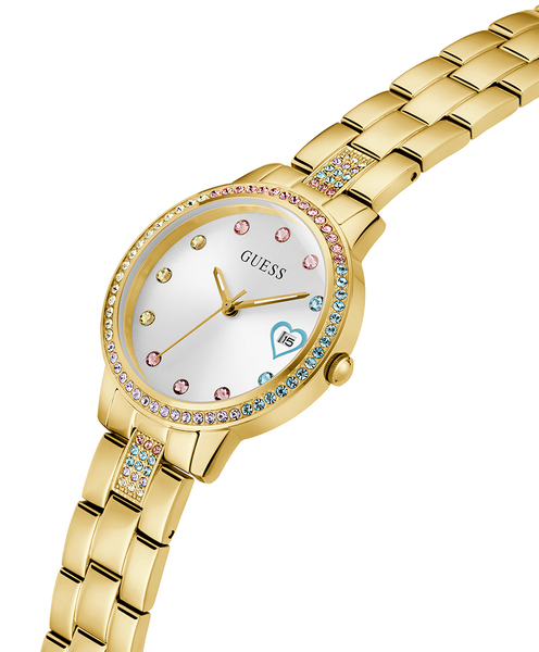 Zegarek damski GUESS GW0657L2 zdobiony kryształkami