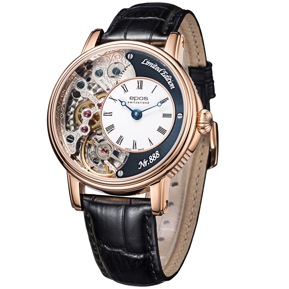 Zegarek męski EPOS Oeuvre D&rsquo;Art Verso II Limited Edition 3435.313.24.26.25