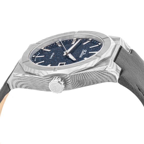 Zegarek męski na Bransolecie Balticus Gwiezdny Pył The O z zieloną tarczą