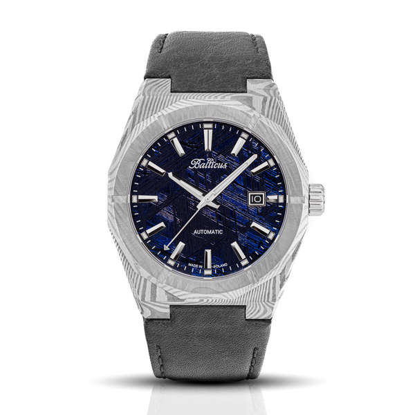 Zegarek męski na Bransolecie Balticus Gwiezdny Pył The O z zieloną tarczą