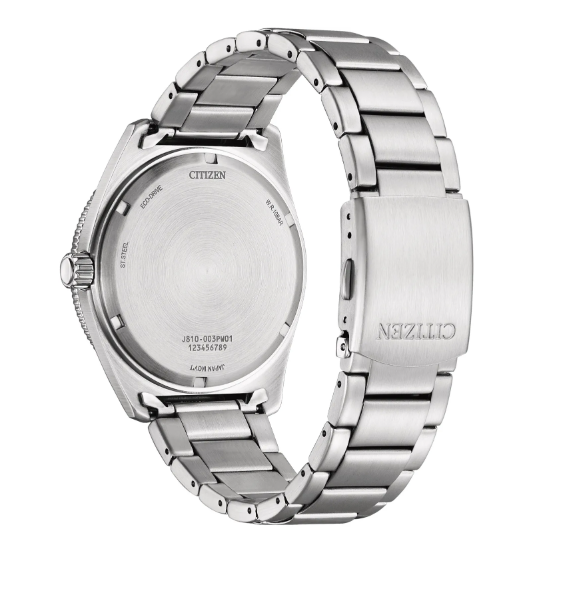 Tytanowy zegarek z niebieską tarczą Citizen AW1641-81L mechanizm solarny 