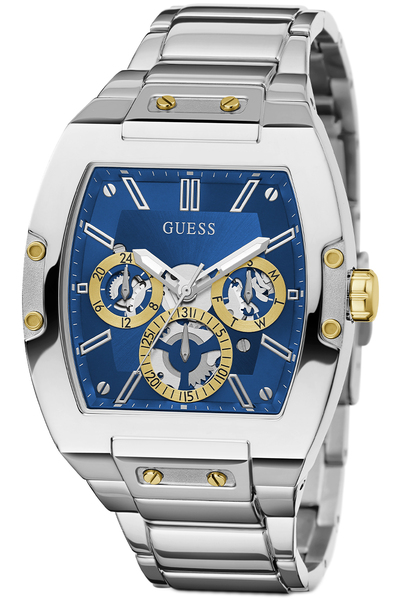 Zegarek męski z niebieską tarczą Guess Phoenix GW0456G5